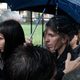 Alberto Nisman’s ex-wife, Sandra Arroyo Salgado, and her daughter Lara at a silent march to honor Nisman.